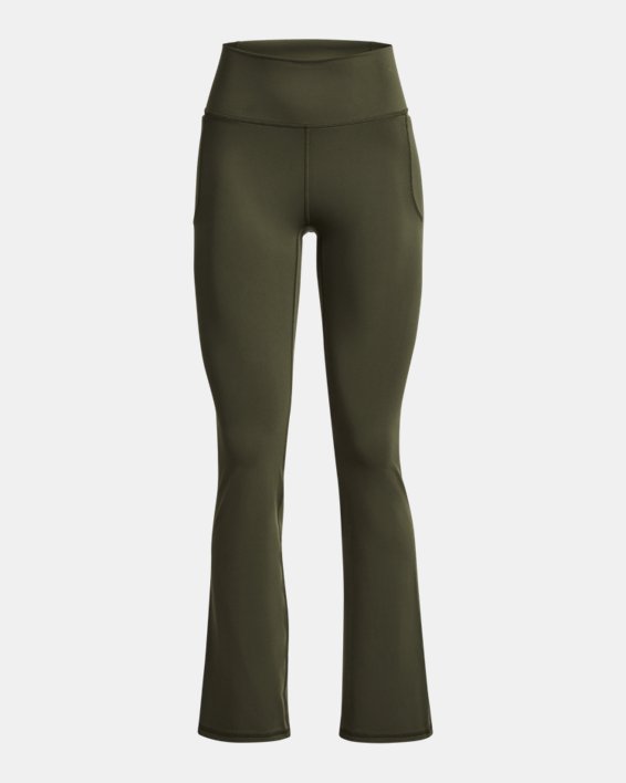 Women's UA Meridian Flare Pants in Green image number 4